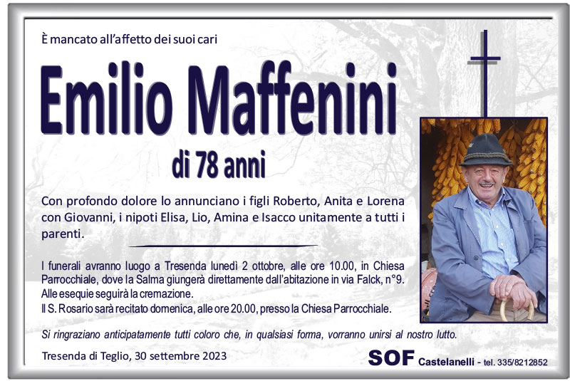 /necrologio Maffenini Emilio
