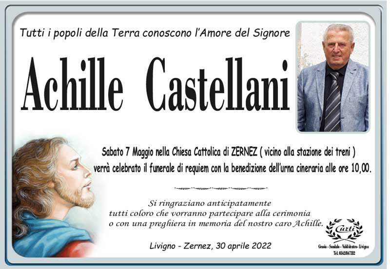 /necrologio Castellani Achille