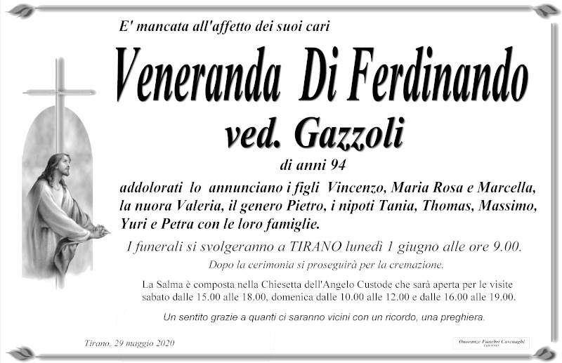 necrologio Di Ferdinando Veneranda