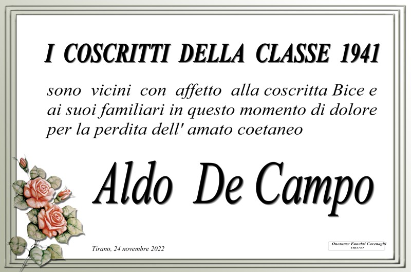/Coscritti 1941 per De Campo Aldo