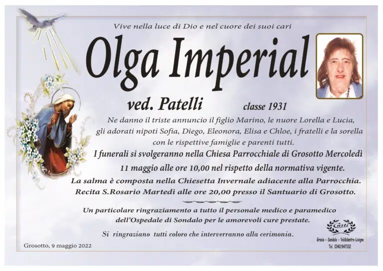 necrologio Imperial Olga