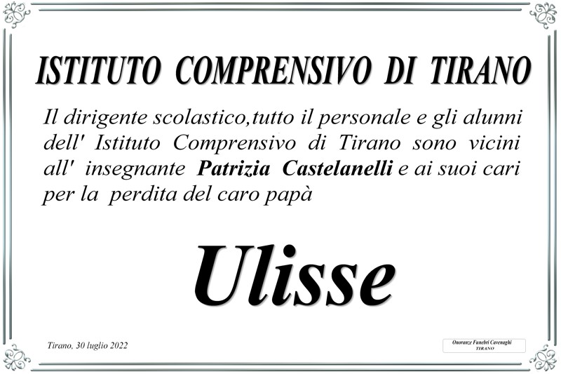 /Istituto Comprensivo Tirano per Castelanelli Ulisse