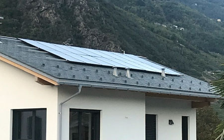 I pannelli fotovoltaici sul tetto