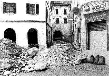 /porta poschiavina Tirano, alluvione 1987