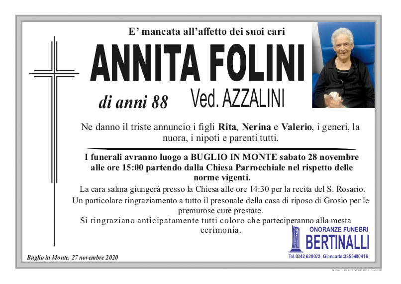 necrologio Folini Annita