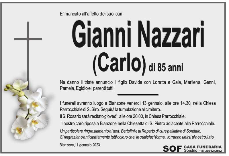 /necrologio Nazzari Gianni