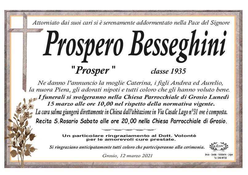 necrologio Besseghini Prospero