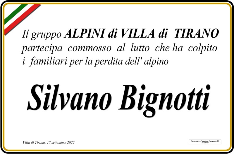 Alpini Villa per Silvano Bignotti