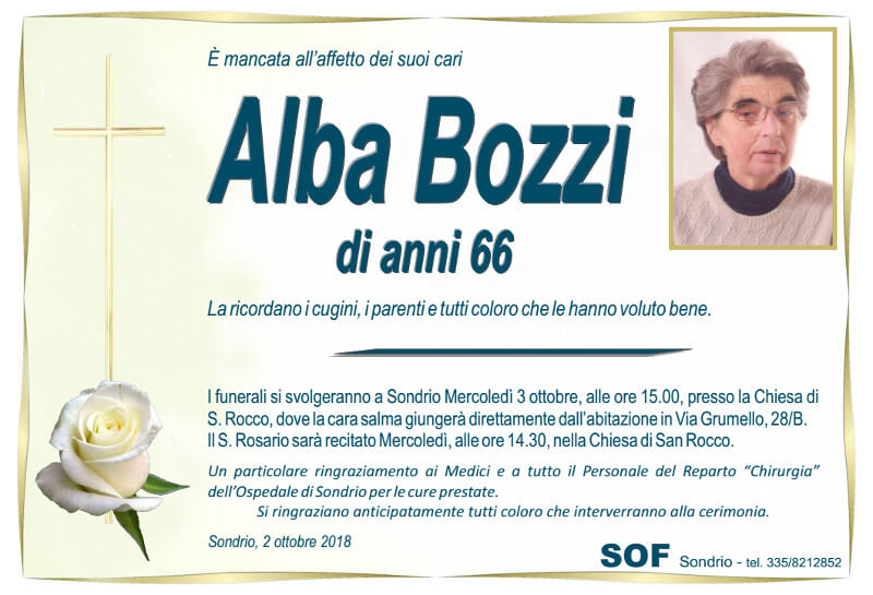 necrologio Bozzi Alba