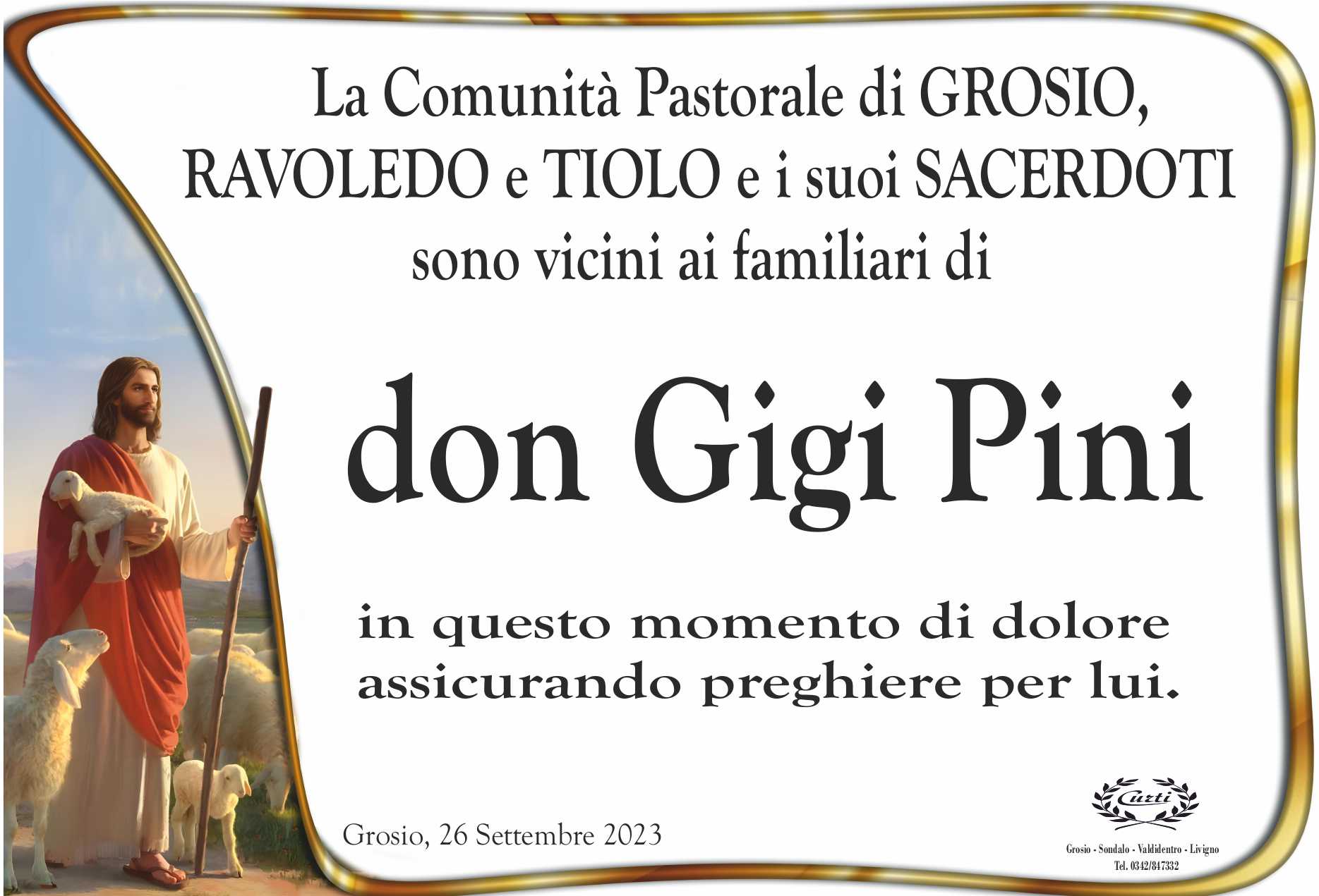 /partecipazione lutto don gigi pini comunit'a pastorale