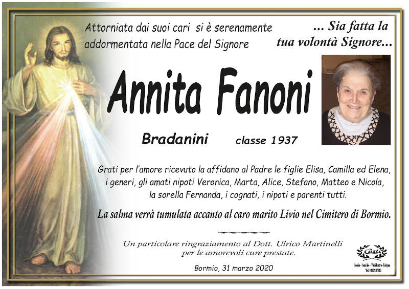 necrologio Fanoni Annita