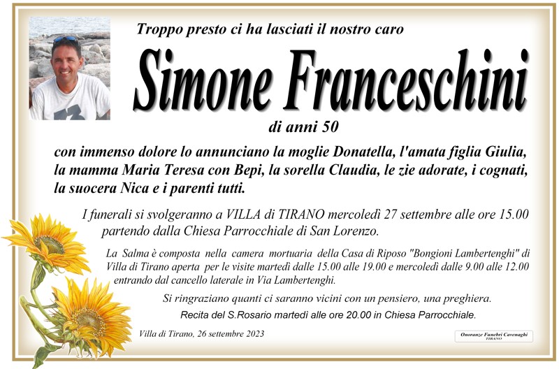 /Necrologio Franceschini Simone
