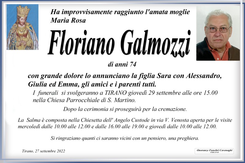 Necrologio Galmozzi Floriano