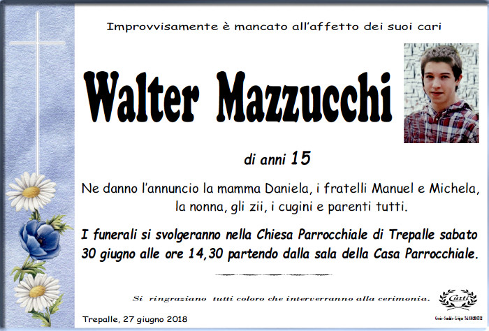 Necrologio Mazzucchi Walter