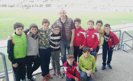/Under 12 Sondalo a Calvisano con l'allenatore della nazionale italiana Conor o'Shea