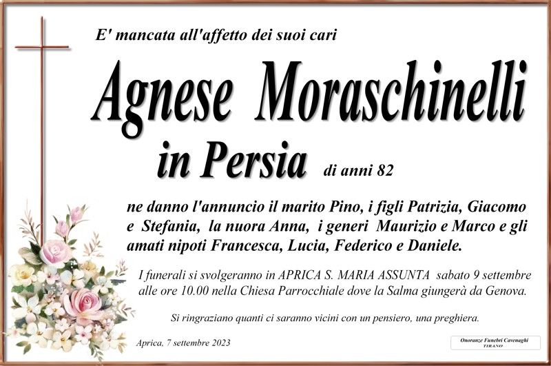 /Moraschinelli Agnese in Persia