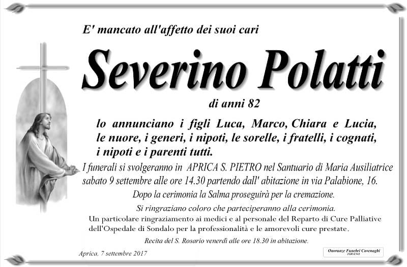 necrologio Polatti Severino