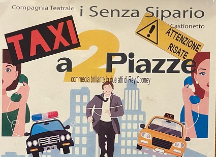 /"Taxi a 2 piazze" in scena a Teglio