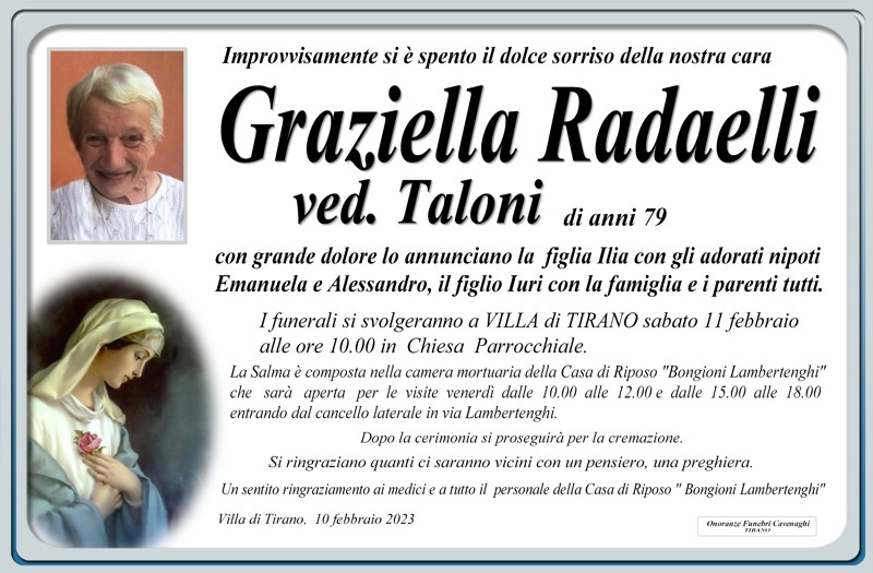 /Necrologio Radaelli Graziella
