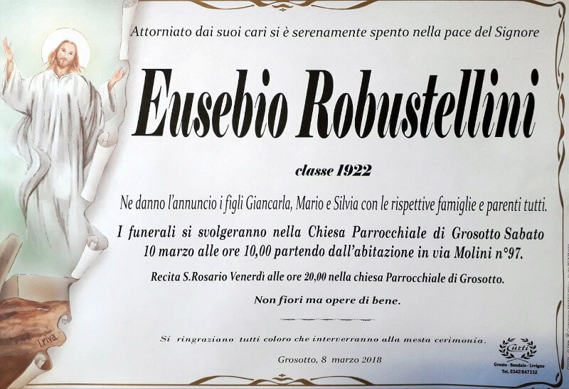 necrologio Robustellini Eusebio