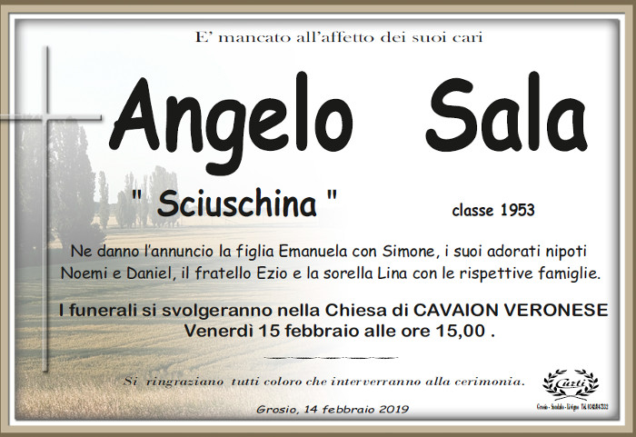 Necrologio Sala Angelo