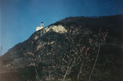 La chiesa di S. Perpetua, anni ’60 . Foto archivio Carlo Del Dot