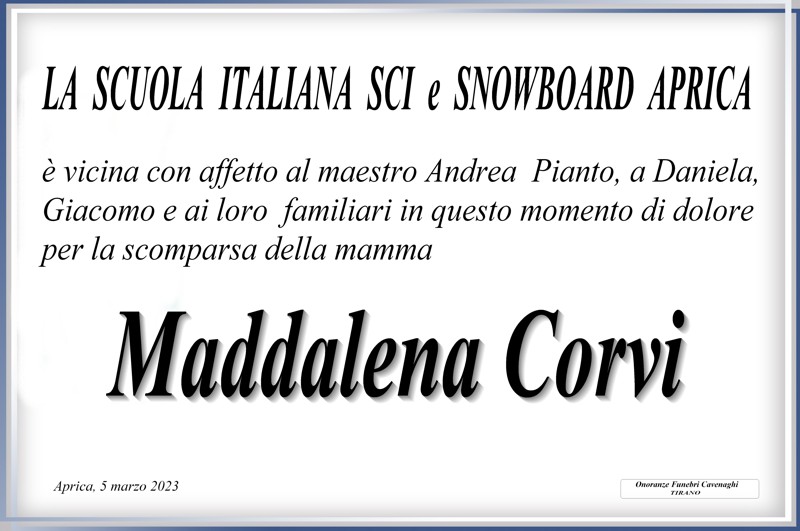 /Scuola Italiana Sci e Snowboard Aprica per Corvi Maddalena