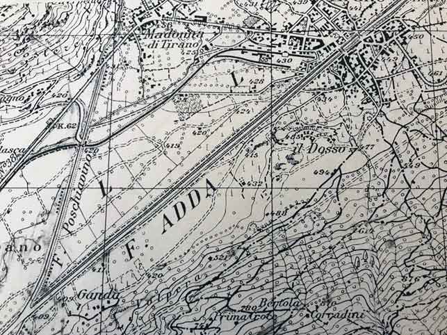 /Cartina topografica di Tirano (circa anno 1935)