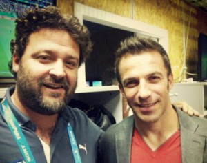 / Scipioni con Alessandro Del Piero ai Mondiali 2014 in Brasile